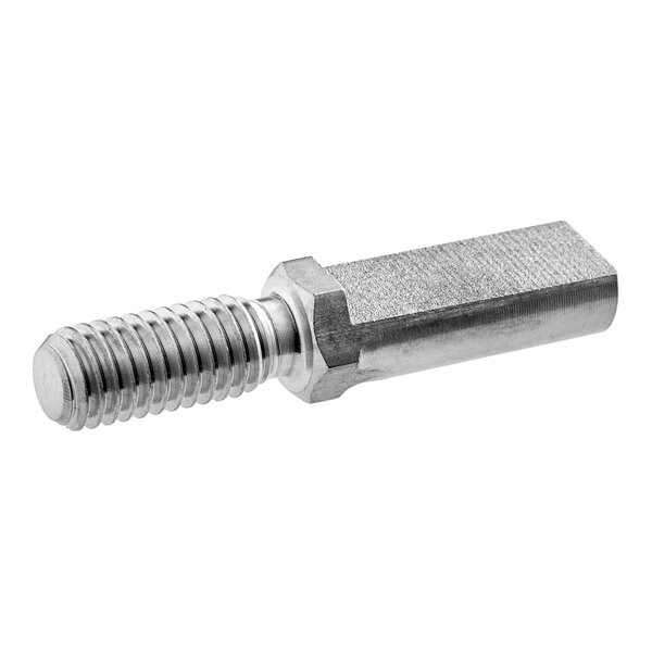 A stainless steel threaded extension shaft.