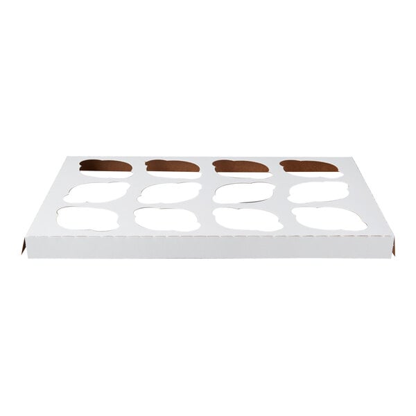 Baker's Lane Reversible Cupcake Insert for 14" x 10" Box - Standard - Holds 12 Cupcakes - 200/Case