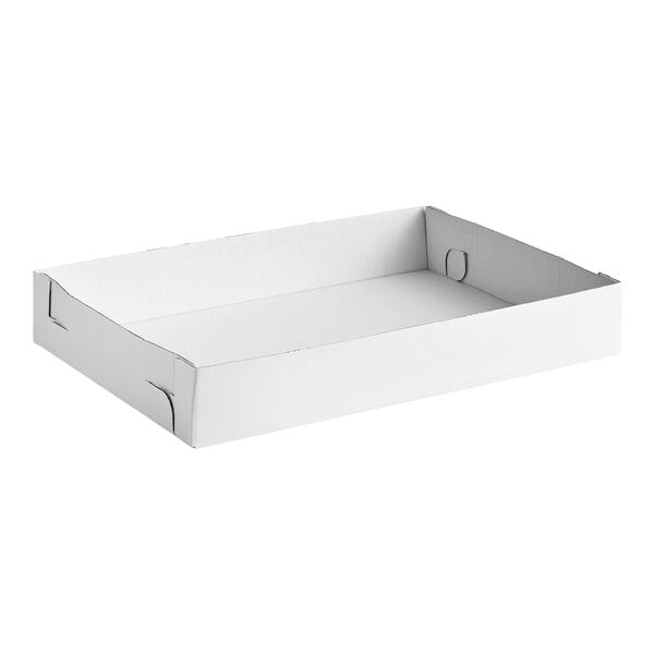 Baker's Lane 25 7/8" x 18 1/16" x 4" White Full Sheet Corrugated Cake / Bakery Box Bottom - 25/Case