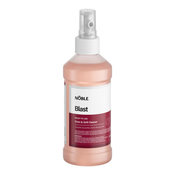 Noble 10 oz. Blast Ready-to-Use Liquid Oven and Grill Cleaner - Sample