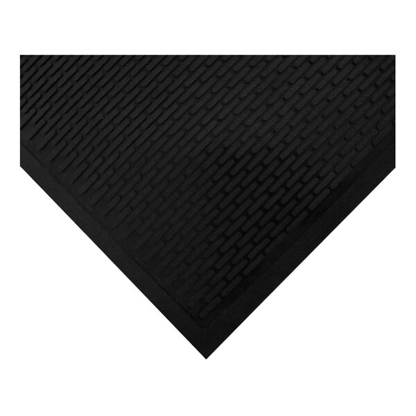 Solid Rubber Scraper Mat - Black - 3' x 10' - Indoor/Outdoor