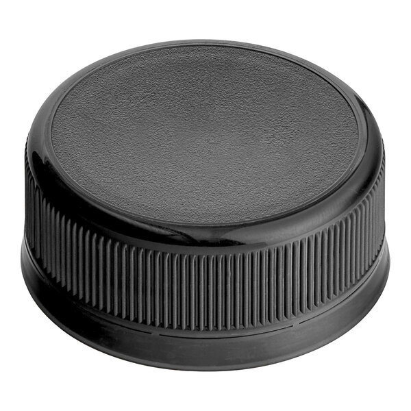 A black plastic tamper-evident cap.