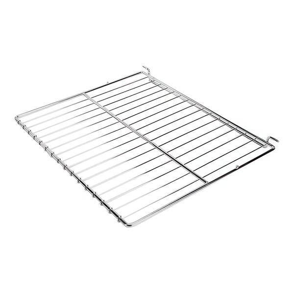 An American Range metal oven rack with wire grid.