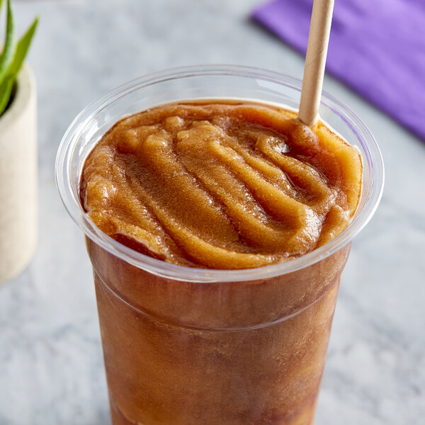 A close up of a cup of I. Rice Mudslide Italian Ice