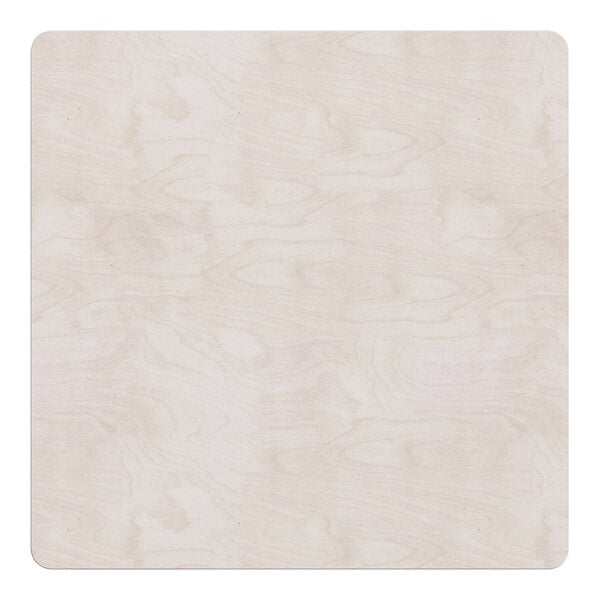A white wooden square with a butterfly life cycle pattern on it.