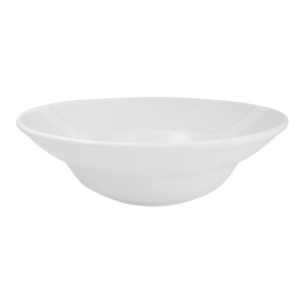 A RAK Youngstown ivory china pasta bowl with a white background.