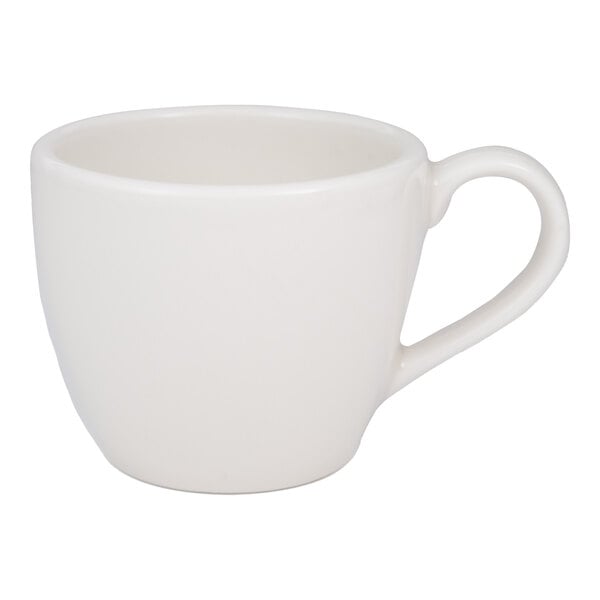 SVS 6.9 oz. Ivory China Ovide Cup - 12/Case