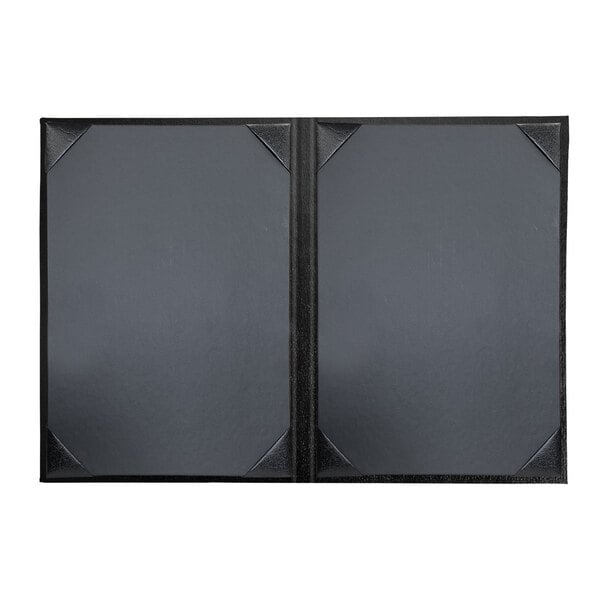 A black H. Risch, Inc. Oakmont menu cover with album style corners.