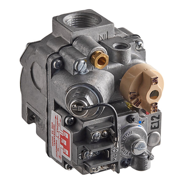 A Pitco P8905-63 gas valve with a metal housing.