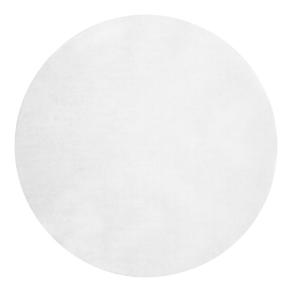 A white circle of Baker's Lane parchment pan liners.