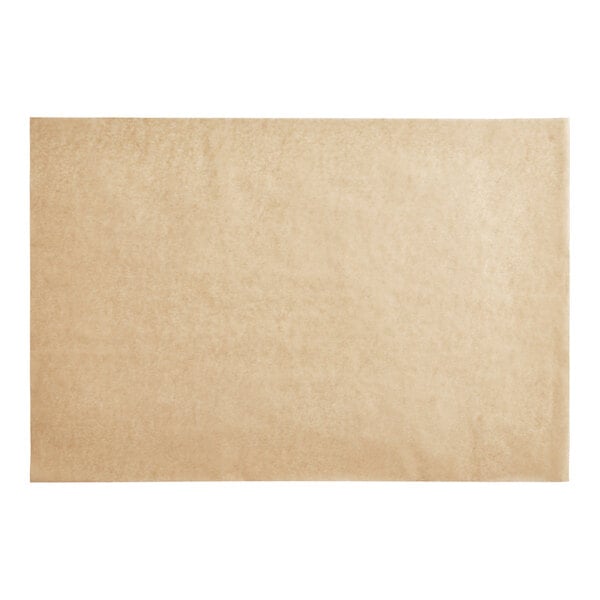 A rectangular brown Baker's Lane parchment paper sheet with black and white text on a white background.