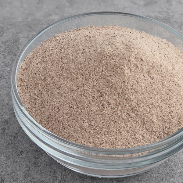 A bowl of HEATH Cappuccino Mix powder.