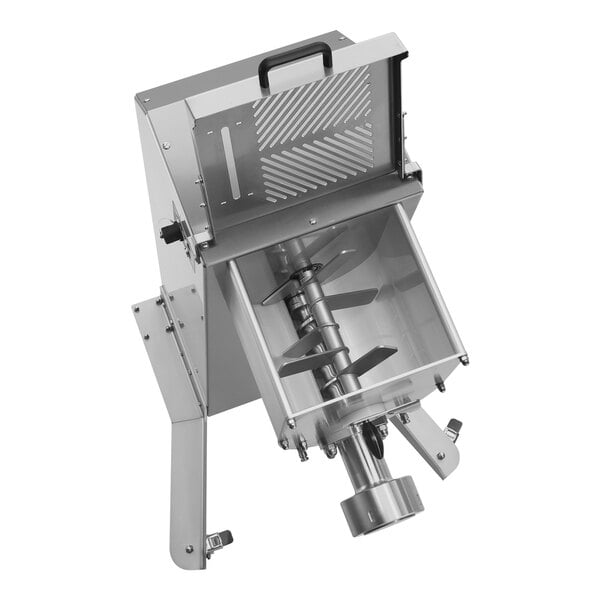 A Sirman Orchestra electric floor pasta machine with a lid on top.