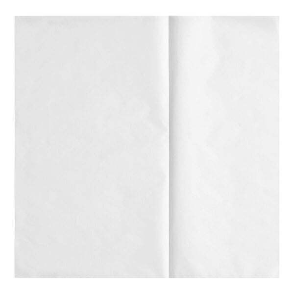 A folded white paper with a black border.