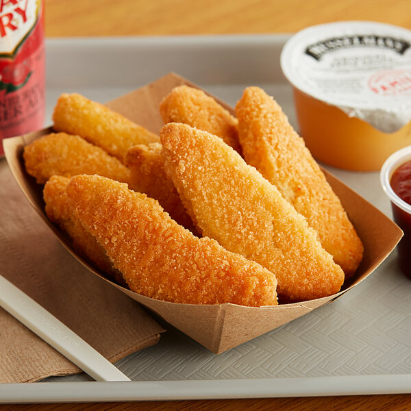 A tray of Jack & Annie's Vegan Plant-Based Chicken Tenders.