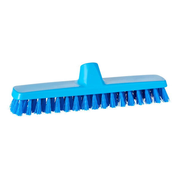 A blue Remco ColorCore deck scrub brush head.