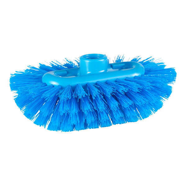 A blue round Remco ColorCore tank brush with stiff bristles.