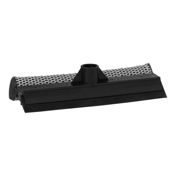 A black Vikan Transport squeegee with a silver metal handle.