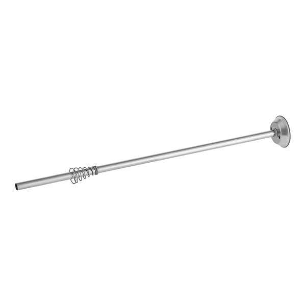 An Avantco stainless steel metal stem with a long handle.