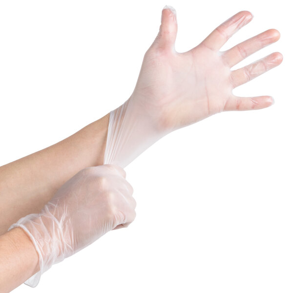 Medium Powder Free for Multi Purpose Use Pack of 100 Disposable Latex Gloves