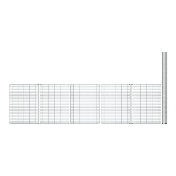 A white grid on a white background.