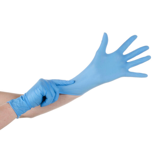 Large Nitrile Gloves 4 Mil Thick Powder Free