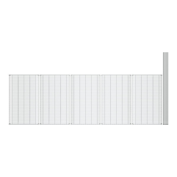 A white grid on a white background.