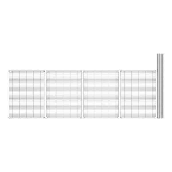 A white grid on a white background.