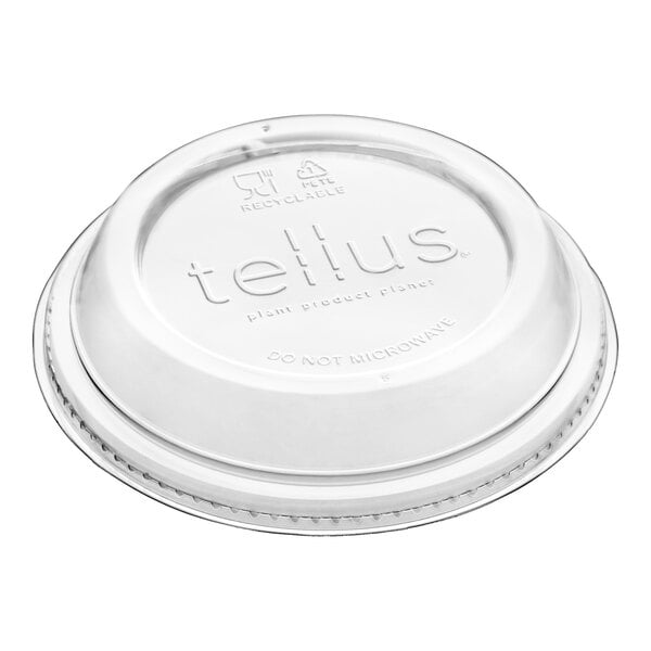 A white lid with the word TELUS on it.