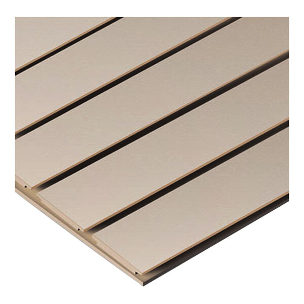 A close-up of a white panel with vertical slats.