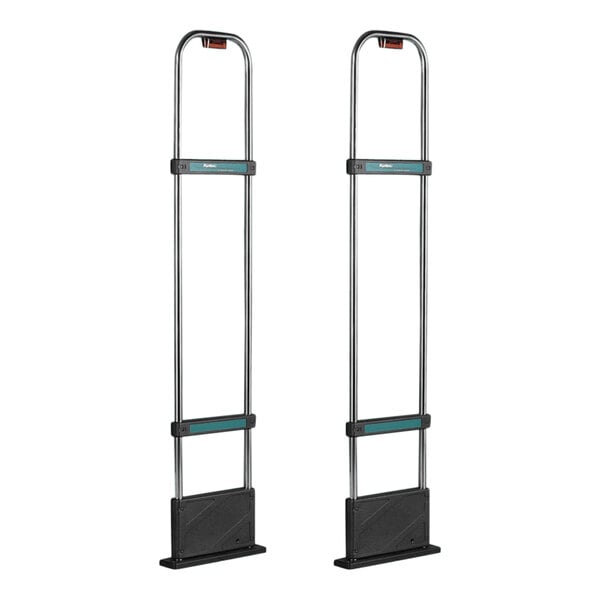 A white Ketec Challenger double panel security system with metal handles.