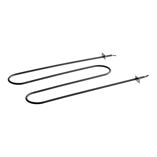 A black metal ServIt heating element with long black rods.