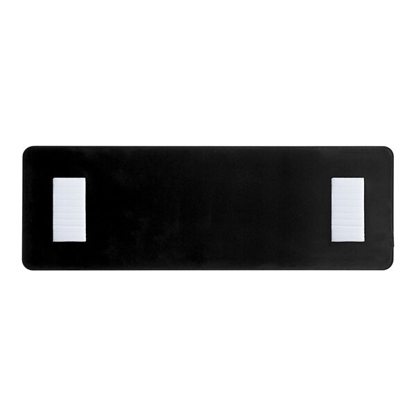 A black rectangular Lavex sign with white text and border.