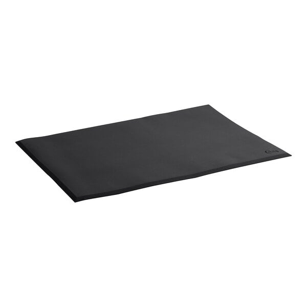 A black rectangular Choice anti-fatigue floor mat.