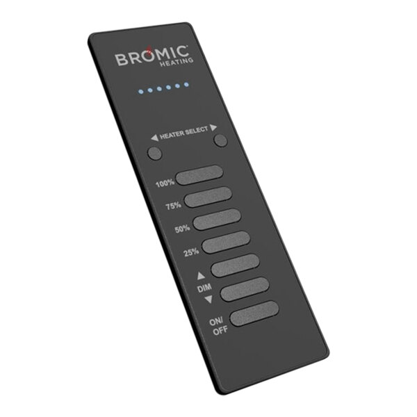 A Bromic Heating wireless master remote control for a patio heater.