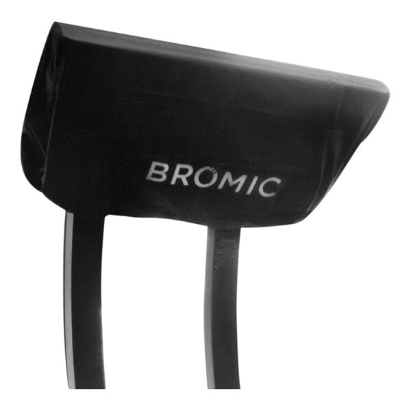 A black rectangular Bromic Heating patio heater cover with white text on the side.