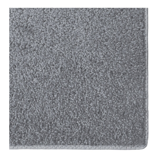 A close-up of a Citadel Gray FloorEXP carpet runner.