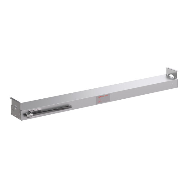 A 54-inch strip warmer with a single toggle control, designed for keeping food warm.