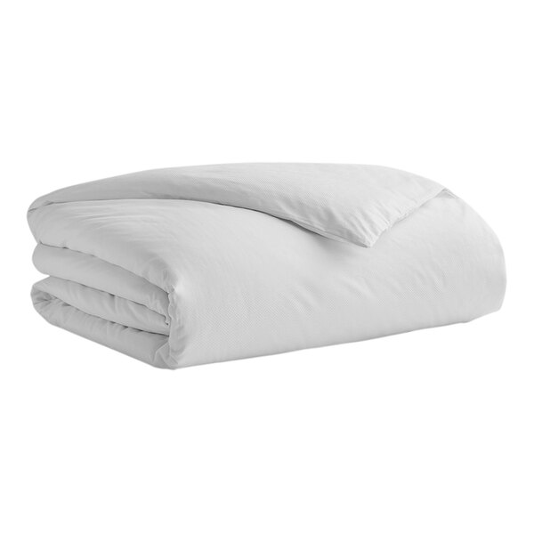 A white Garnier-Thiebaut duvet cover on a white background.