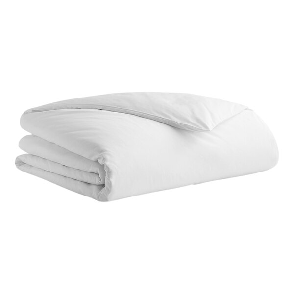 A white Garnier-Thiebaut duvet cover on a white background.