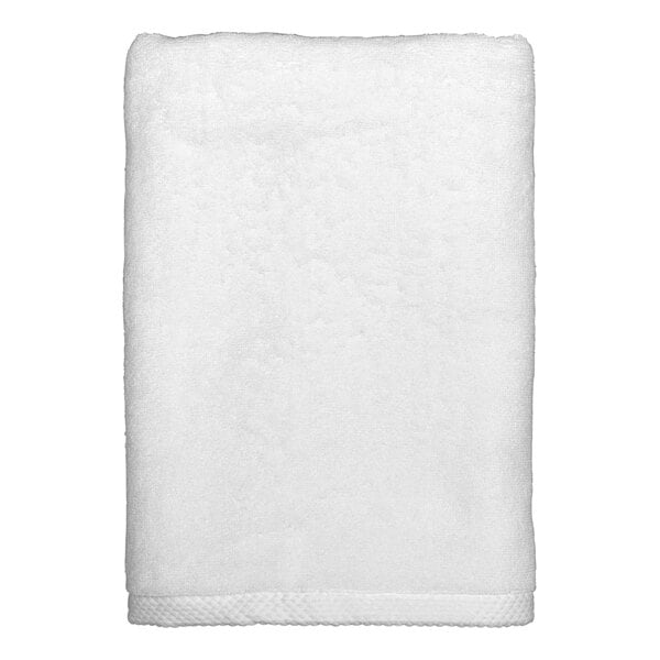A white Garnier-Thiebaut Metro bath towel.