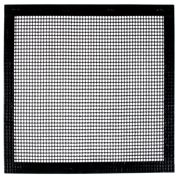 A black square mesh screen.