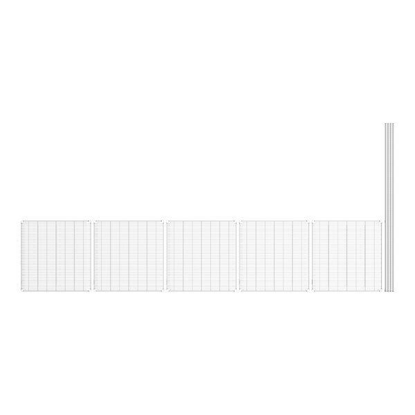 A white rectangular grid with black lines.