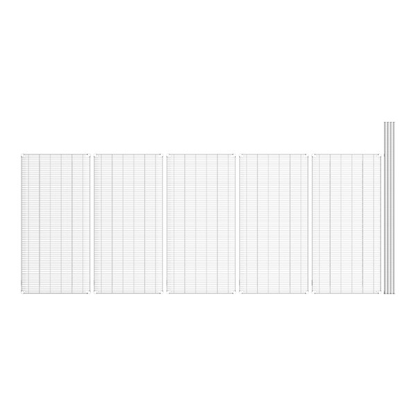 A white grid paper with black numbers on a white grid.