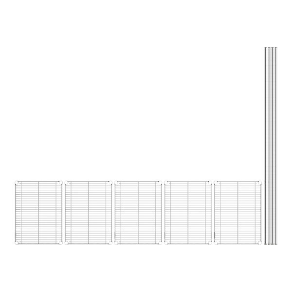 A white sheet of paper with a grid.