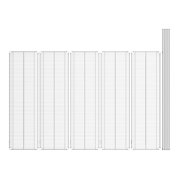 A white grid on a white background with black lines forming rectangles.