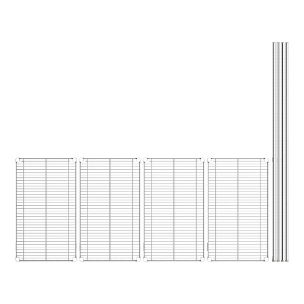 A close-up of Lavex Pro wire shelving grid.