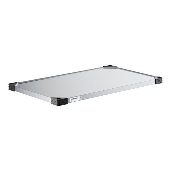 Regency 21" x 36" NSF Galvanized Steel Solid Shelf