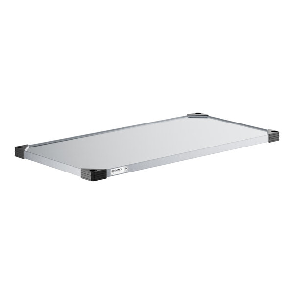 Regency 21" x 42" NSF Galvanized Steel Solid Shelf