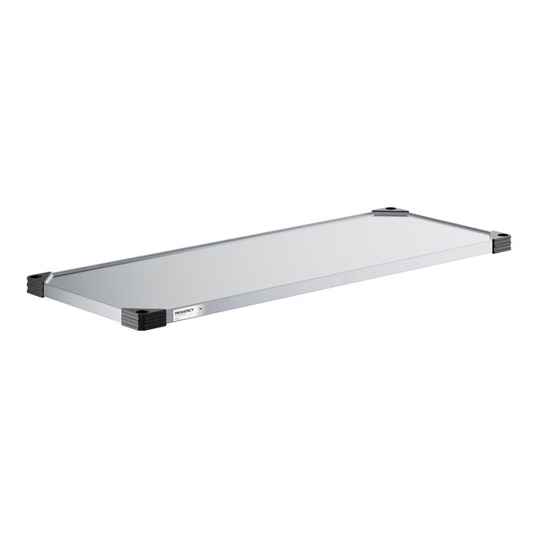 Regency 18" x 48" NSF Galvanized Steel Solid Shelf